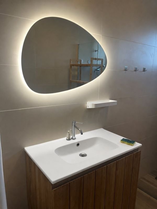 Salle de bain après remise en état